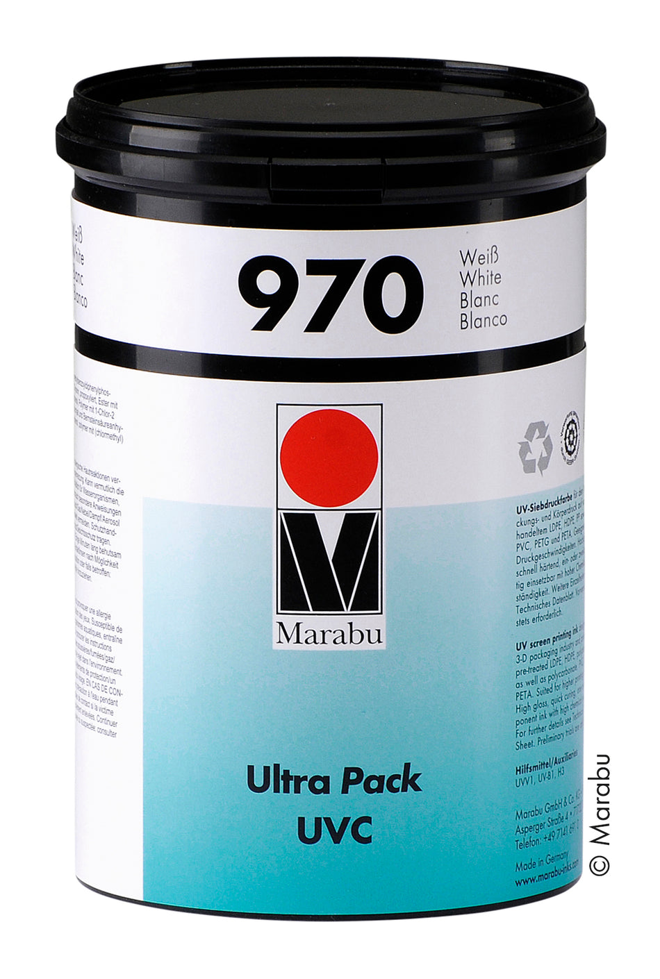 Marabu Ultrapack UVC - Dažai, 1,0 Kg
