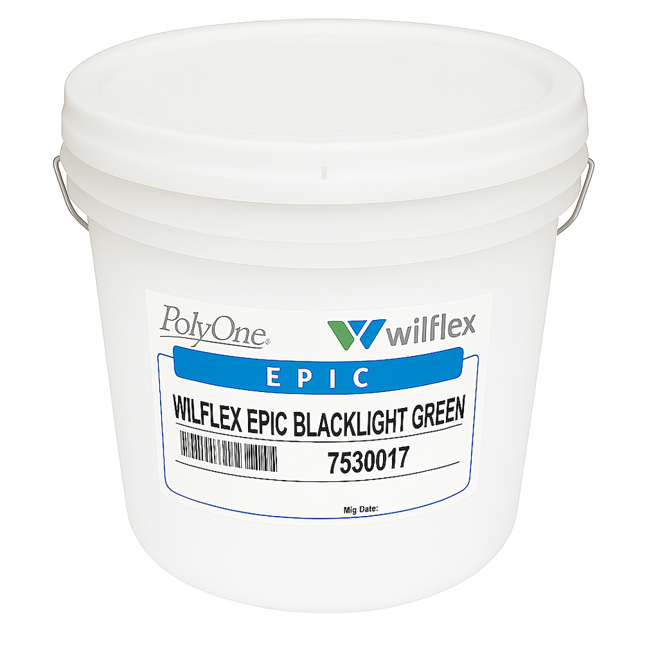 Wilflex Epic Blacklight Green Plastisol Inks - Dažai